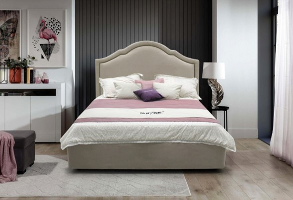 Кровать с мягким изголовьем Эллен 1700х2150 мм в Южно-Сахалинске - изображение