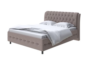 Двуспальная кровать Como (Veda) 4 180х200, Велюр (Scandi Cotton 24 Капучино) в Южно-Сахалинске