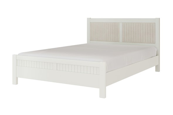 Полуторная кровать Фрида (белый античный) 140х200 в Южно-Сахалинске - изображение