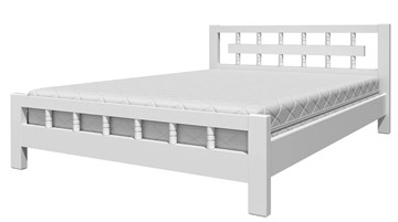 Спальная кровать Натали-5 (Белый Античный) 120х200 в Южно-Сахалинске - предосмотр