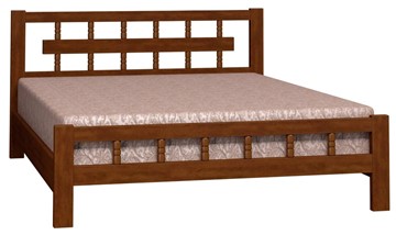 Спальная кровать Натали-5 (Орех) 120х200 в Южно-Сахалинске - предосмотр 1