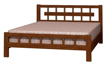 Спальная кровать Натали-5 (Орех) 120х200 в Южно-Сахалинске - предосмотр