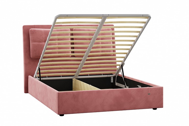Двуспальная кровать с механизмом Ester 1800, Ультра коралл в Южно-Сахалинске - изображение 3