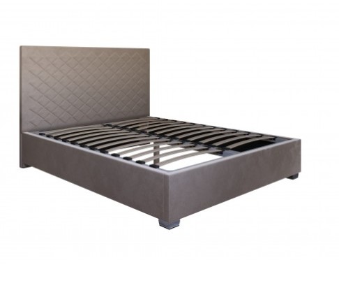 Кровать с подъемным механизмом, основанием и ящиком ROMBI 160х200 в Южно-Сахалинске - изображение 1