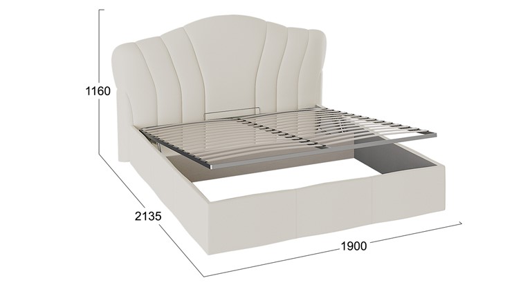 Кровать с механизмом двуспальная Сабрина ТД-307.01.02 в Южно-Сахалинске - изображение 1
