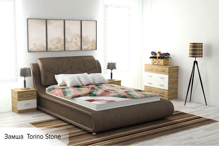 Кровать с механизмом двуспальная Сицилия 180х200 (с коробом) в Южно-Сахалинске - изображение 7