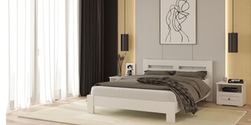 Двуспальная кровать Тора (Белый Античный) 160х200 в Южно-Сахалинске - предосмотр 1