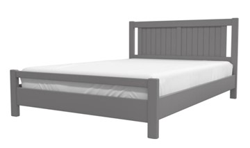 Спальная кровать Ванесса из массива сосны (Антрацит) 160х200 в Южно-Сахалинске - предосмотр