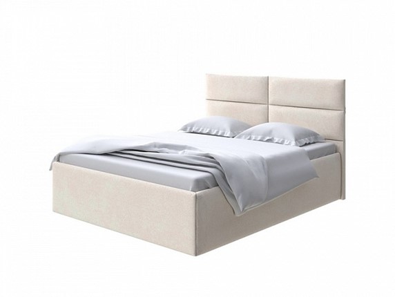 Кровать односпальная Clever 80х200 без кроватного основания (Велюр Casa Сахарный) в Южно-Сахалинске - изображение