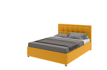 Спальная кровать Адриана Люкс 120х200 с ортопедическим основанием velutto 56 в Южно-Сахалинске - предосмотр