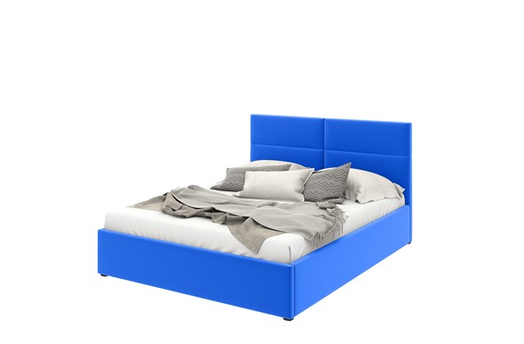 Кровать спальная Аврора 120х200 с ортопедическим основанием velutto 45 в Южно-Сахалинске - изображение
