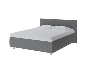 Спальная кровать Diamo 90х200, Рогожка (Savana Grey (серый)) в Южно-Сахалинске