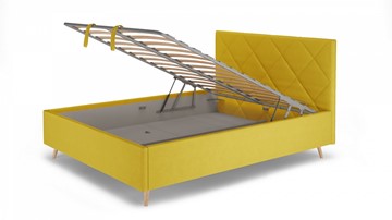 Спальная кровать Kim 1200х1900 с подъёмным механизмом в Южно-Сахалинске - предосмотр 4