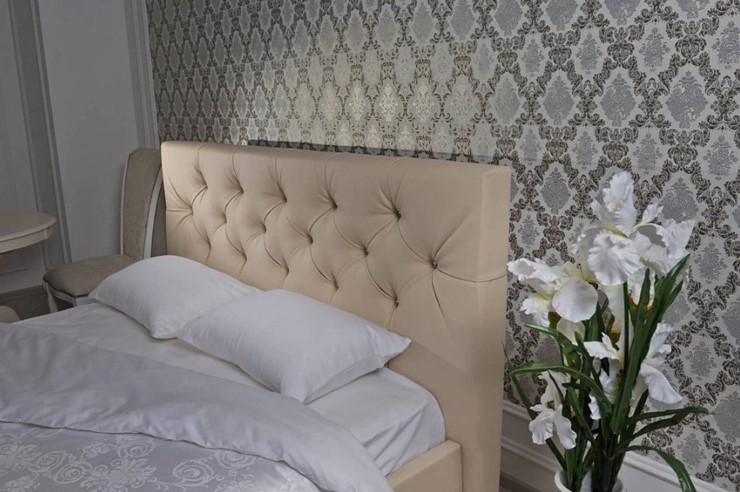 Кровать в спальню Кристалл 2 1200х1900 без подъёмного механизма в Южно-Сахалинске - изображение 4