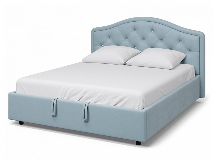 Спальная кровать Кристалл 4 1400х2000 без подъёмного механизма в Южно-Сахалинске - изображение 1