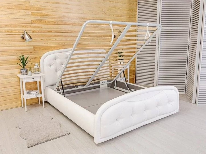 Кровать спальная Кристалл 5 1400х2000 с подъёмным механизмом в Южно-Сахалинске - изображение 4