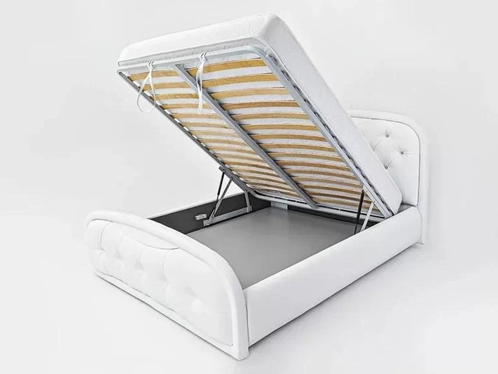 Полутороспальная кровать Кристалл 5 1400х1900 с подъёмным механизмом в Южно-Сахалинске - изображение 8