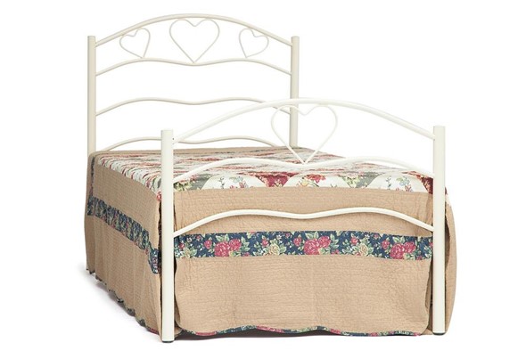 Кровать ROXIE 90*200 см (Single bed), белый (White) в Южно-Сахалинске - изображение
