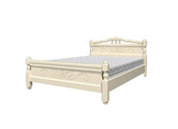 Спальная кровать Карина-6 (Слоновая кость) 180х200 в Южно-Сахалинске - изображение