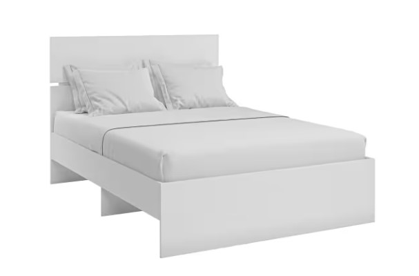 Полуторная кровать Агата М9, 140х200 белая в Южно-Сахалинске - изображение 2