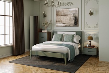 Спальная кровать Бетти из массива сосны (Оливковый) 160х200 в Южно-Сахалинске - предосмотр 2