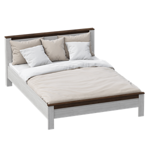 Двуспальная кровать Даллас 160х200  Дуб Винтерберг / Таксония в Южно-Сахалинске