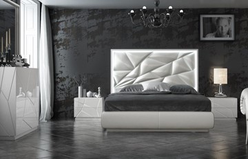 Кровать 1.5-спальная FRANCO KIU 1242 с LED подсветкой изголовья (160х200) в Южно-Сахалинске - предосмотр 5