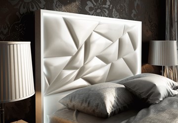 Кровать 1.5-спальная FRANCO KIU 1242 с LED подсветкой изголовья (160х200) в Южно-Сахалинске - предосмотр 9