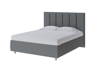 Кровать в спальню Routa 140х200, Рогожка (Savana Grey (серый)) в Южно-Сахалинске