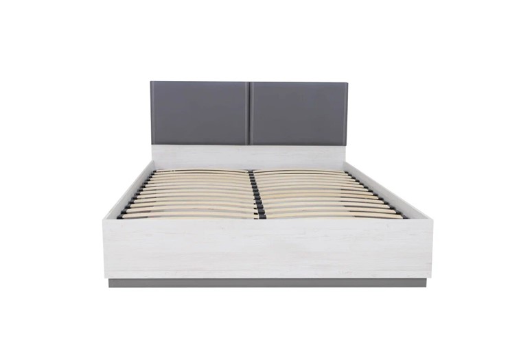 Кровать с подъемным механизмом 2-спальная Винтер-16, винтерберг/темно-серый/спейс графит в Южно-Сахалинске - изображение 2