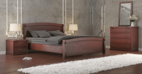 Кровать 2-х спальная Магнат 160*200 с основанием в Южно-Сахалинске - изображение