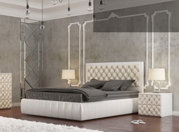 Кровать спальная Вита 160*195 с основанием в Южно-Сахалинске - изображение