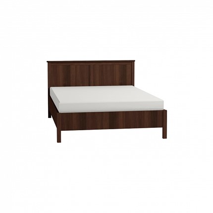 Кровать 2-спальная Sherlock 42 + 2.1 Основание с гибкими ламелями дерево 1600, Орех шоколадный в Южно-Сахалинске - изображение
