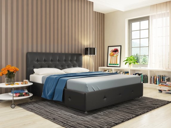 Двуспальная кровать с механизмом Афина размер 160х200 в Южно-Сахалинске - изображение