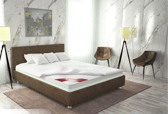 Кровать 2-х спальная Вена 180х200 (с основанием) в Южно-Сахалинске - изображение