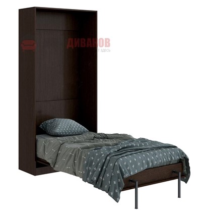 Кровать-шкаф Велена 1, 800х2000, венге в Южно-Сахалинске - изображение