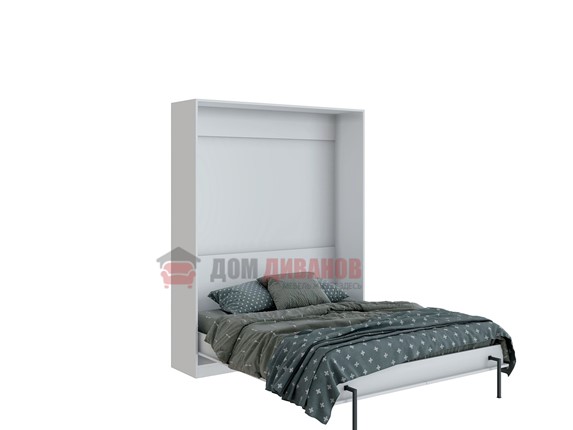 Кровать-шкаф Велена 3, 1600х2000, цвет белый в Южно-Сахалинске - изображение