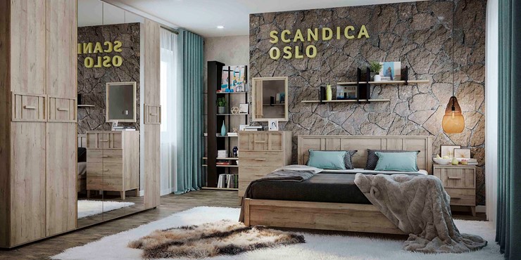 Модульная спальня SCANDICA OSLO №1 в Южно-Сахалинске - изображение
