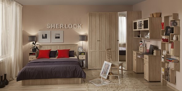 Гарнитур спальный Sherlock №3 в Южно-Сахалинске - изображение