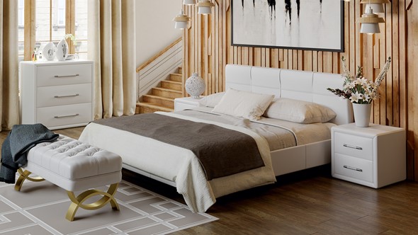 Модульная спальня Элис (Белый) в Южно-Сахалинске - изображение