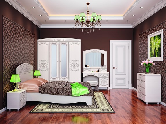 Гарнитур спальный Каролина в Южно-Сахалинске заказать по доступной цене 136198 р