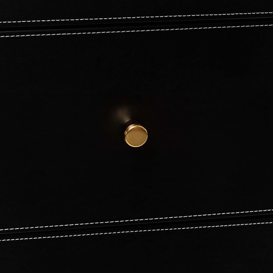 Комод в спальню с 2 ящиками Leset Хайди (Черный) в Южно-Сахалинске - изображение 7