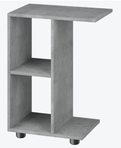 Столик для кровати Ник цвет бетон в Южно-Сахалинске - предосмотр