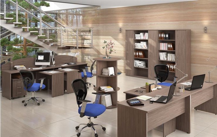 Мебель для персонала IMAGO книжные шкафы, 4 рабочих места в Южно-Сахалинске - изображение