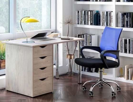 Комплект офисной мебели Home Office (Денвер Светлый) в Южно-Сахалинске - изображение