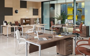 Набор мебели в офис Xten S 1 - один стол с приставным брифингом в Южно-Сахалинске - предосмотр