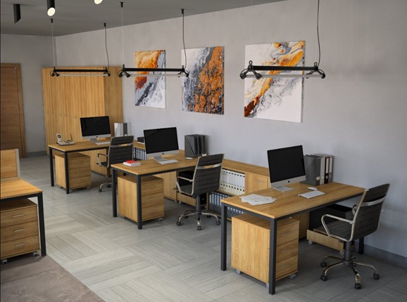 Набор мебели в офис Public Comfort в Южно-Сахалинске - изображение