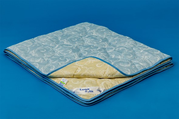 Одеяло всесезонное евро Хлопок &  Лен в Южно-Сахалинске - изображение