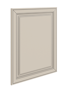 Дверь (Декор) Атланта L551 эмаль (сливки патина платина) в Южно-Сахалинске