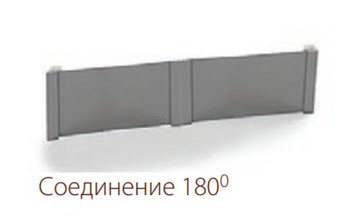 Соединение 180 гр. H=150 для цоколя, цвет белый в Южно-Сахалинске